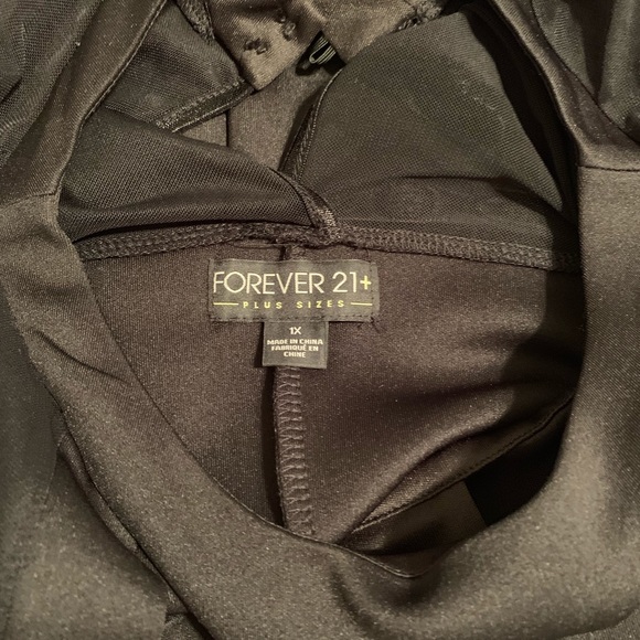 Forever 21 Plus Black Dress sz 1X- New without tag - Picture 6 of 7